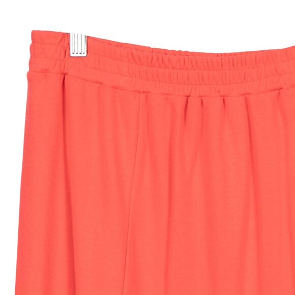 Eminent Sportswear Pink Coral Skirt L Womens Embroidery Elastic Waist Summer - Picture 2 of 7